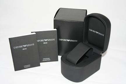 LATE START!! LADIES EMPORIO ARMANI CHRONOGRAPH WATCH AR7389 ##BRAND NEW##