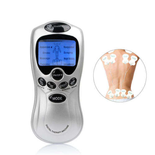 DIGITAL ELECTRONIC MASSAGE THERAPY ACUPUNCTURE MACHINE WITH 2 PADS - NEW