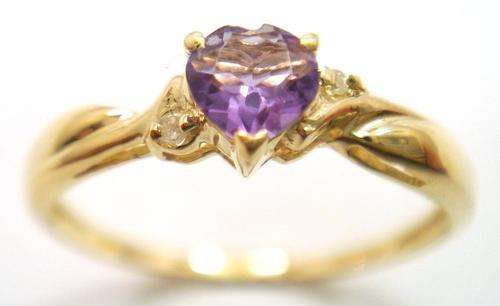 9CT GENUINE SOLID YELLOW GOLD OVAL IOLITE & DIAMOND RING (INVEST NOW IN GOLD JEWELLERY)