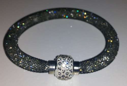 STUNNING!! MESH BRACELET WITH SWAROVSKI ELEMENTS