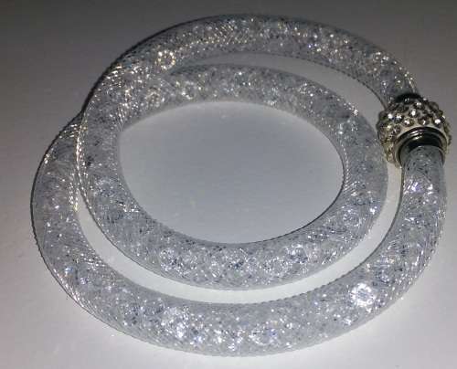 STUNNING!! MESH BRACELET WITH SWAROVSKI ELEMENTS