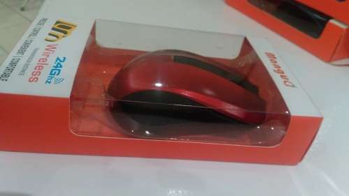 Mangu 2.4ghz wireless mouse |red