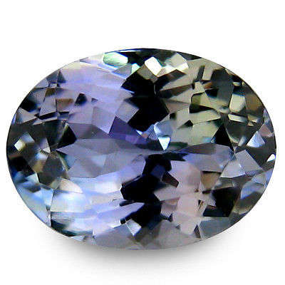 0.99Ct TERRIFIC FLASHING TOP PALE VIOLET 100% NATURAL TANZANITE GEMSTONES !!