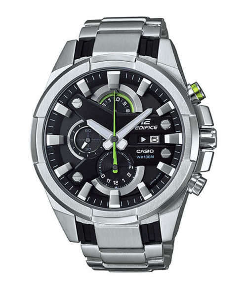 CASIO Edifice Men's Silver Stainless Steel Chronograph Quartz Watch