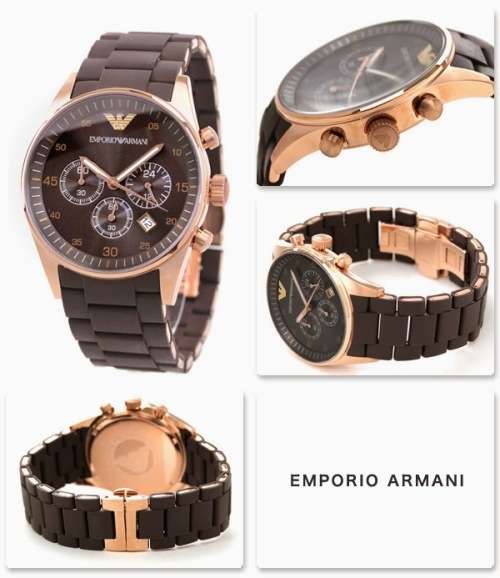LADIES EMPORIO ARMANI CHRONOGRAPH WATCH AR5891 ##BRAND NEW##