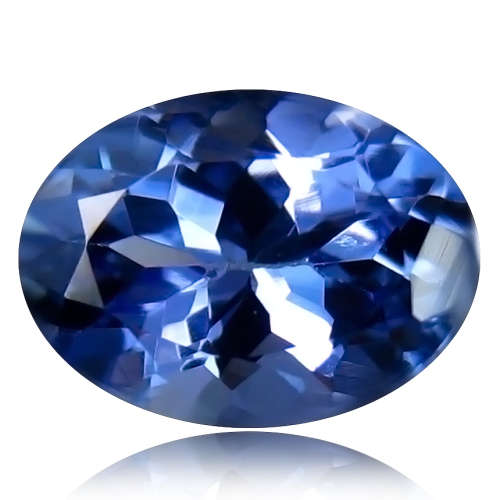 NATURAL 1.00 ct SPLENDID TOP FINE 100%NATURAL BLUISH VIOLET TANZANITE LOOSE GEMSTONE