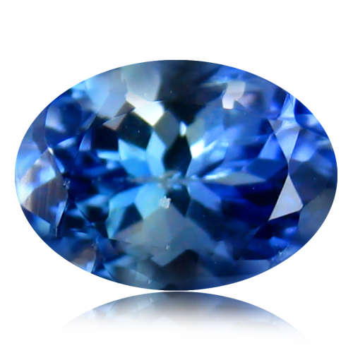 NATURAL 1.10 ct SPLENDID TOP FINE 100%NATURAL BLUISH VIOLET TANZANITE LOOSE GEMSTONE