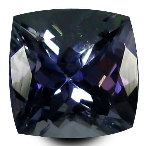 NATURAL! 1.03 ct AAA Remarkable Cushion Shape (6 x 6 mm) Bluish Violet Tanzanite Gemstone