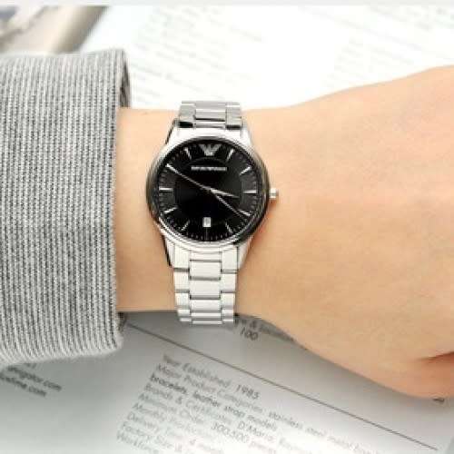 LATE START!!! MENS EMPORIO ARMANI STAINLESS STEEL WATCH AR2440 ##BRAND NEW##