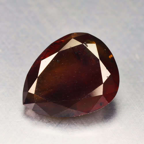 ***CERTIFIED***1.99CT NATURAL SPARKLING RARE FANCY DARK RED COLOR PEAR CUT DIAMOND I1+-