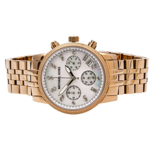 Original Ladies Michael Kors Damen Rose Gold Watch Mk5026