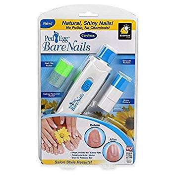 PedEgg Bare Nails Electronic Nail Care System - Buff & Shine Nails