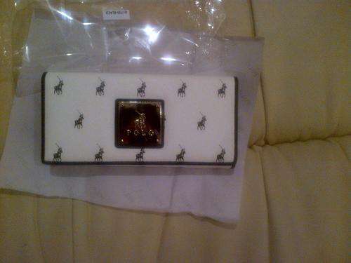 SOOOOO STYLISH POLO WALLET- ONE OF A KIND