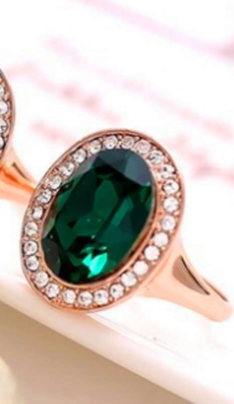 MARVELLOUS!! YELLOW GOLD PLATED WITH SIMULATED DIAMOND RING SIZE 7/ 17.3MM/O ERV R999