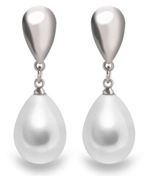 PHENOMENAL!! WHITE GOLD PLATED EARRING ERV R599