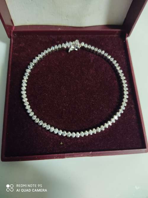 Sterling silver tennis bracelet
