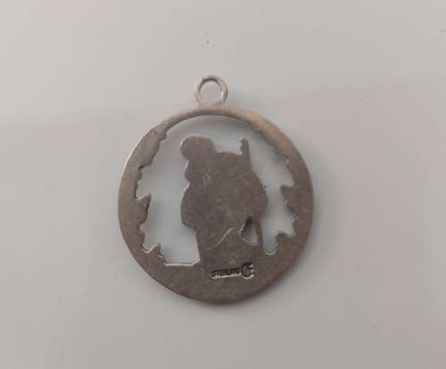 Sterling silver chriStopher pendant