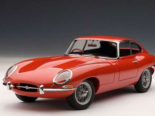 Autoart JAGUAR E-TYPE COUPE SERIES I 3.8 RED 1/18 #AA73614