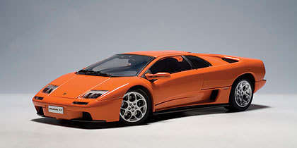 Autoart LAMBORGHINI DIABLO 6.0 ORANGE 2001 1/18 #AA74527