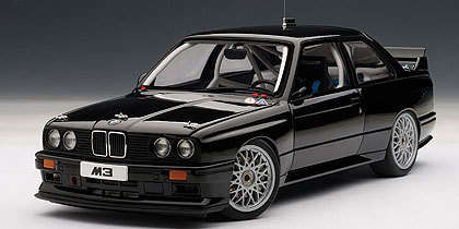 AutoArt BMW M3 (E30) DTM PLAIN BODY VERSION (BLACK) #AA89247