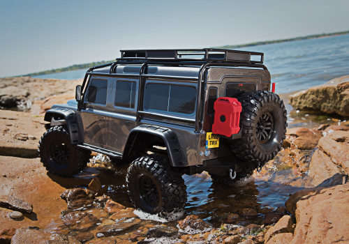 Traxxas Trx 4  82056-4 Landrover Defender 1/10 scale crawler GREY