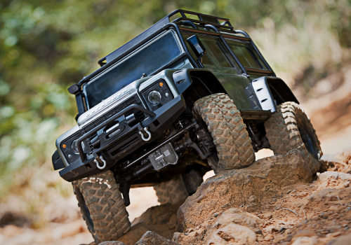 Traxxas Trx 4  82056-4 Landrover Defender 1/10 scale crawler GREY