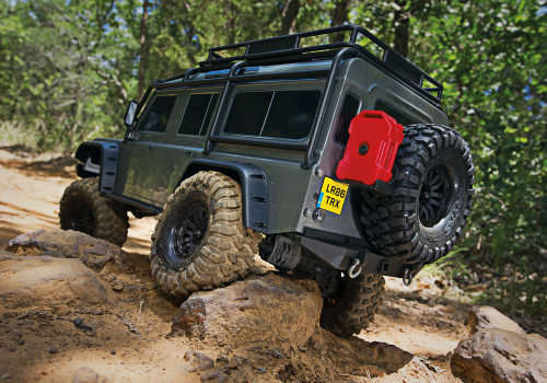 Traxxas Trx 4  82056-4 Landrover Defender 1/10 scale crawler GREY