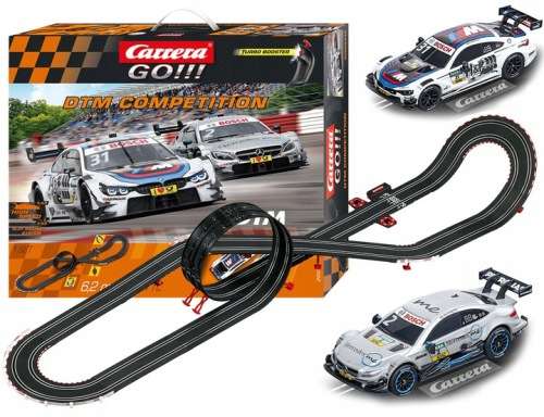 carrera Go !!! DTM Competition 1:43 Slot Car Set (6.2 Meters)