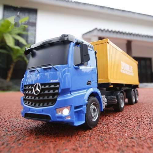 Double e MeRcedes-Benz Arocs c Rc Truck Trailer Remote Control Engineering Vehicle Construction RC