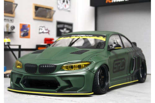 A Plastics F22 M2 1/10 RC Clear lexan body
