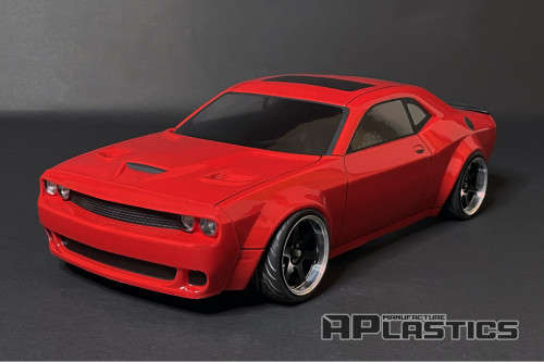 A Plastics Dodge Demon 1/10 RC clear lexan body set