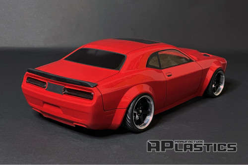 A Plastics Dodge Demon 1/10 RC clear lexan body set