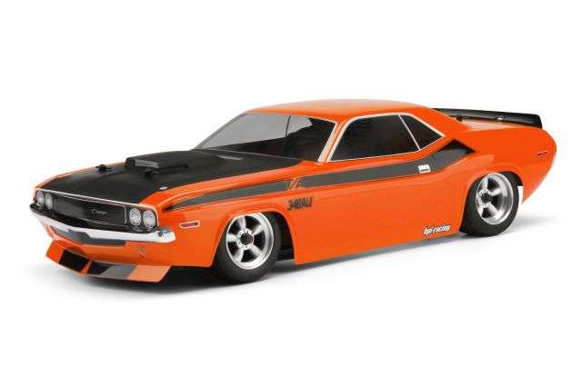 HPI, TAMIYA  1970 DODGE CHALLENGER BODY (200mm) clear unpainted