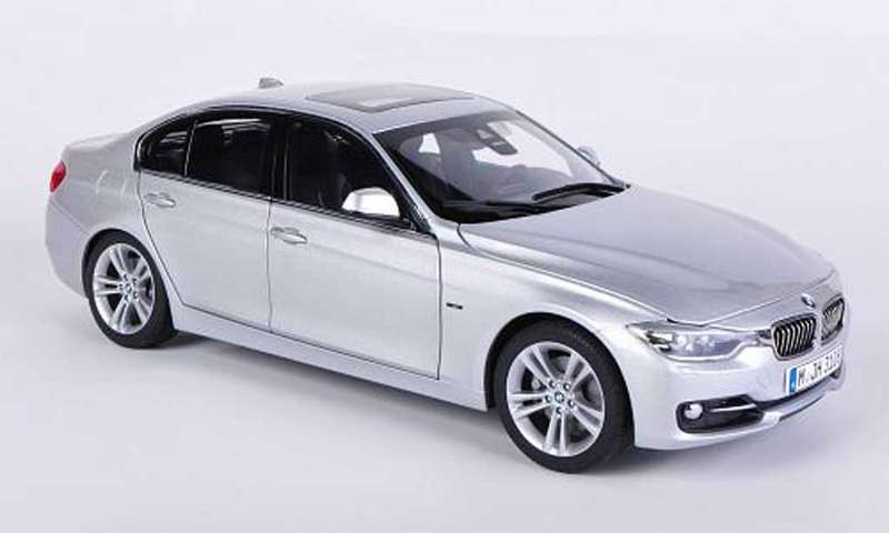 Bmw F30 3 Series 1:18 diecast Galcier silver By BMW