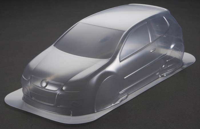 VW GOLF V GTI CLEAR BODY 190MM 1/10 RC