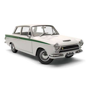 AUTOART FORD/LOTUS CORTINA MK1 1964 WHITE 1:l18 DIECAST MODEL