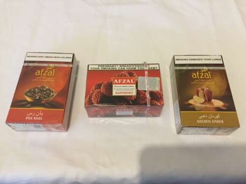 Hookah Pipe + 12 Afzal assorted tobaccos