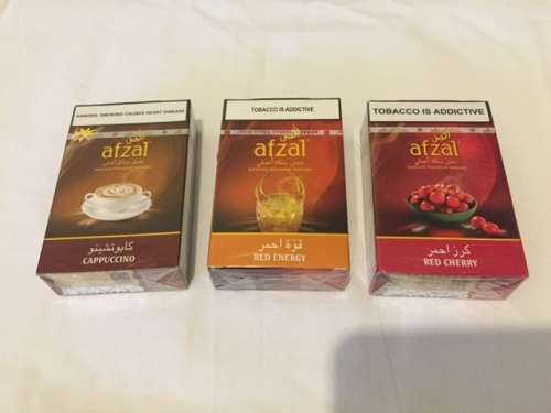 Hookah Pipe + 12 Afzal assorted tobaccos