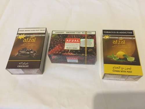 Hookah Pipe + 12 Afzal assorted tobaccos