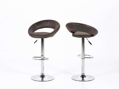 !Reduced! 5x Beautiful Plump Bar Stools- Brown **Like New**
