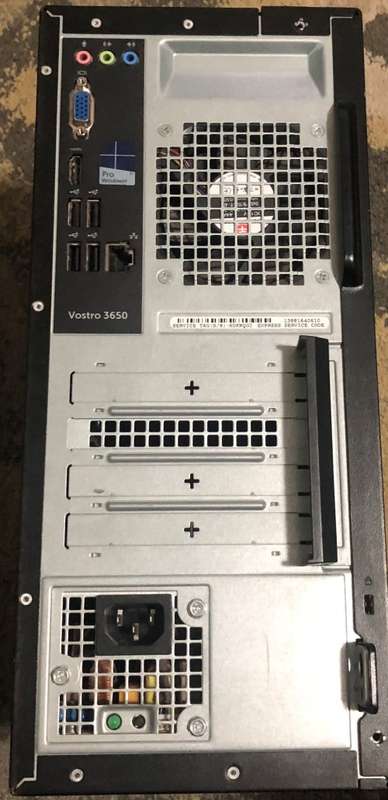 DELL VOSTRO 3650 - i3 6100 8GB Ram 1TB Hard drive Windows 11 Pro *panel scratched*