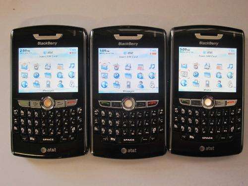 3 x Genuine! BLACKBERRY 8820's. BBM, e-mail, etc. 1 BID for 3 Phones.