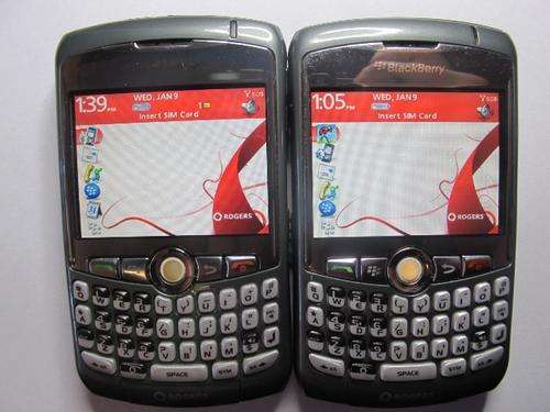 2 x GENUINE Blackberry Curve 8310's. ***UNLOCKED to all SA Networks** BIS, BBM, Camera with flash!