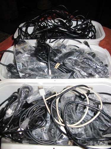 Blackberry USB cables - 154 all brand new! All for 1 bid at R1 start!!