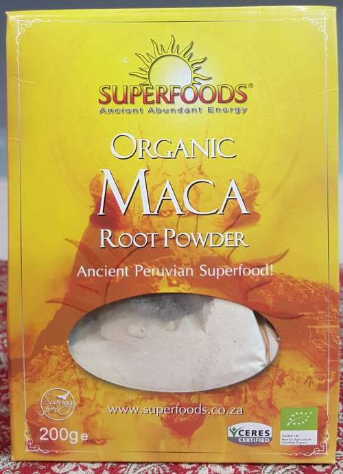 Superfoods Organic Maca Root Powder Ancient Peruvian Superfood 200g