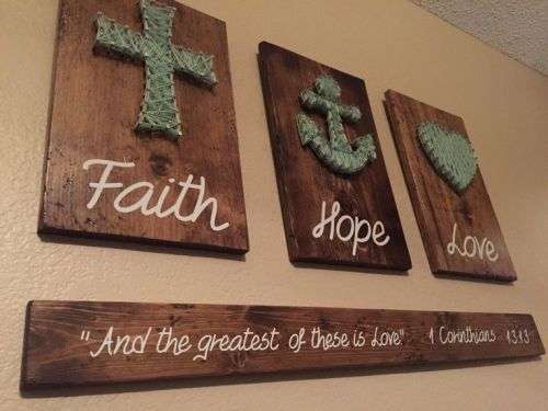 Faith hope love set