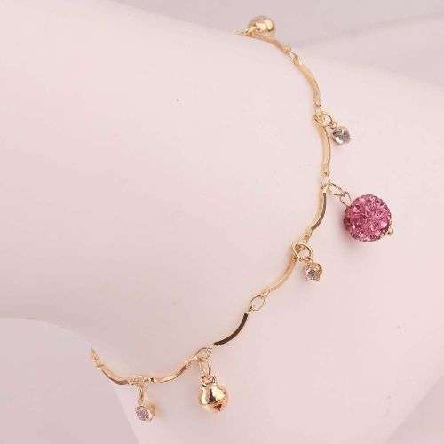 14K Gold Filled Crystal Handcraft Dolphin Pendant Anklet & Bracelet