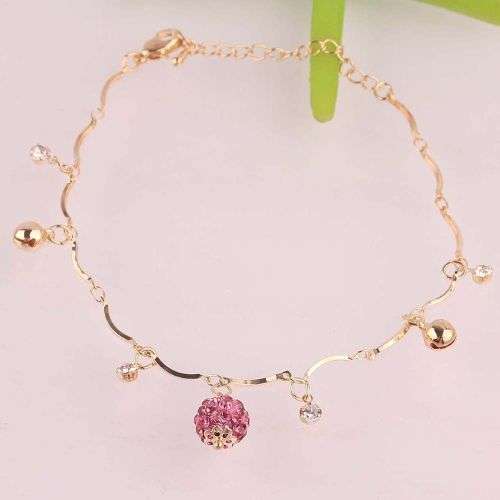 14K Gold Filled Crystal Handcraft Dolphin Pendant Anklet & Bracelet