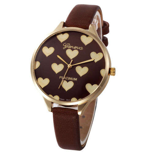Geneva Lady Stainless Steel Diamond Watch