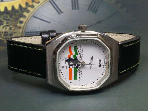 VINTAGE HMT 17 JEWELS  HAND WINDING MOVEMENT MEN'S NEHRU  WATCH